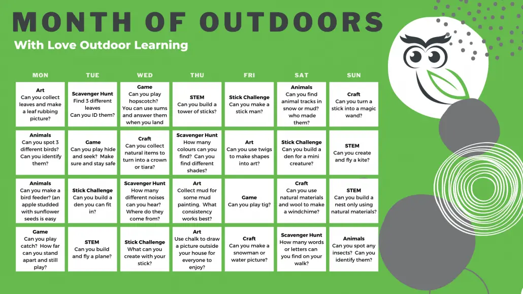 Month Of Outdoors